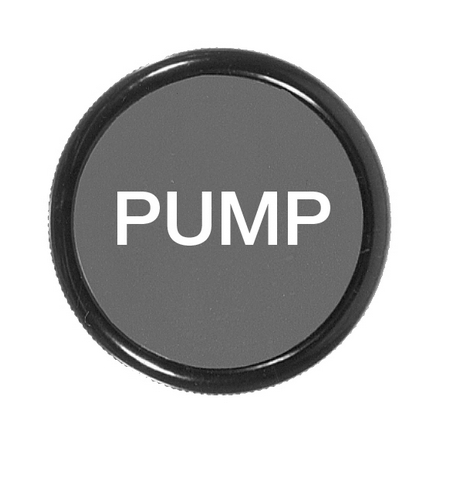 BUY 652 :  Cable Knob - Lettered "Pump", 3/8"-24 Thd. for large image BUY652