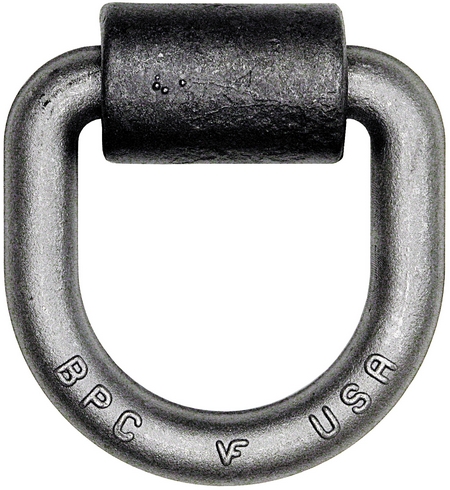 BUY B46 :  3/4" Forged D-RING W/ Forged Weld Bracket, 4-1/2" X 4-1/2" O.d. for large image BUYB46